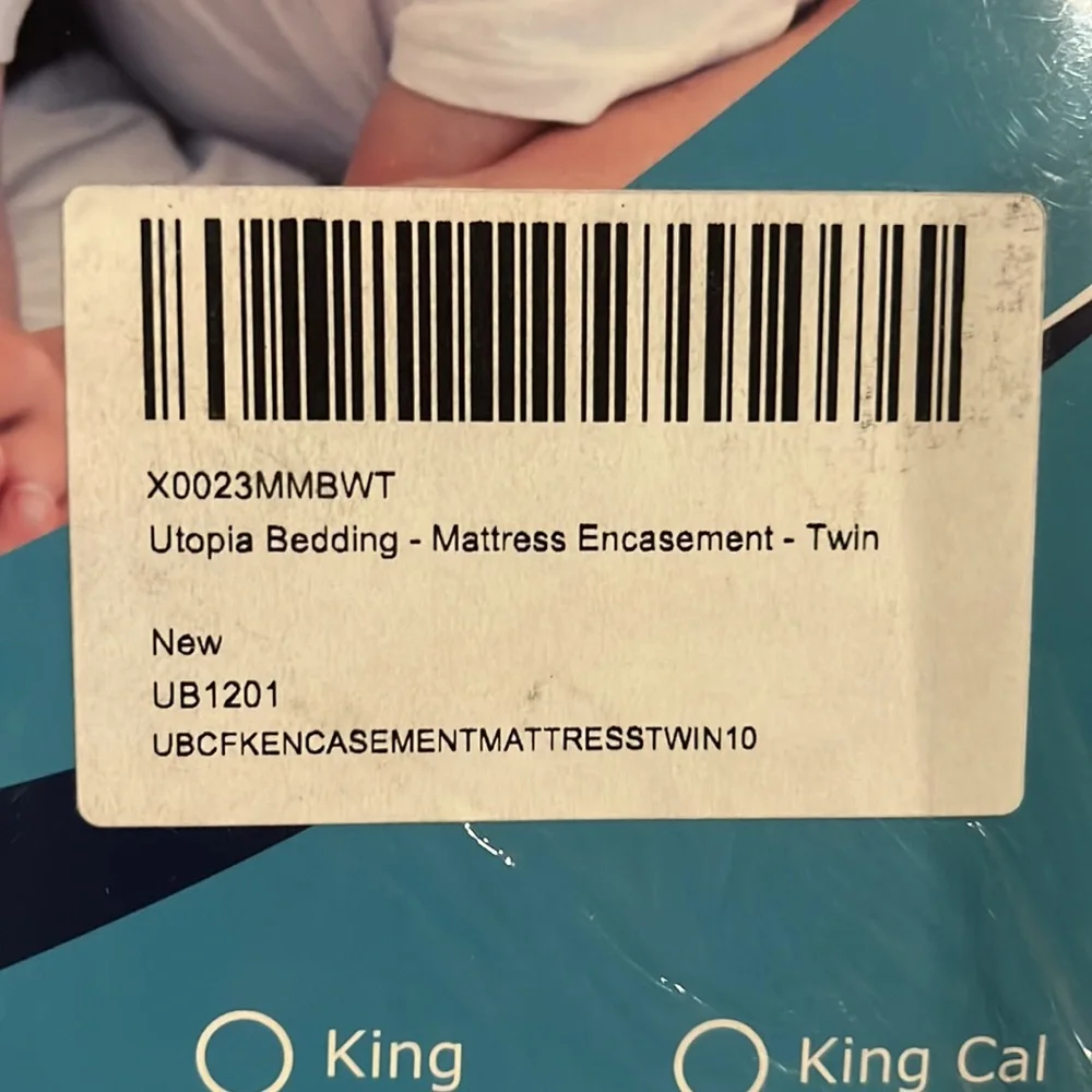 Utopia Bedding UB1201 Twin Bed Bug Proof & Waterproof Mattress Encasement NEW